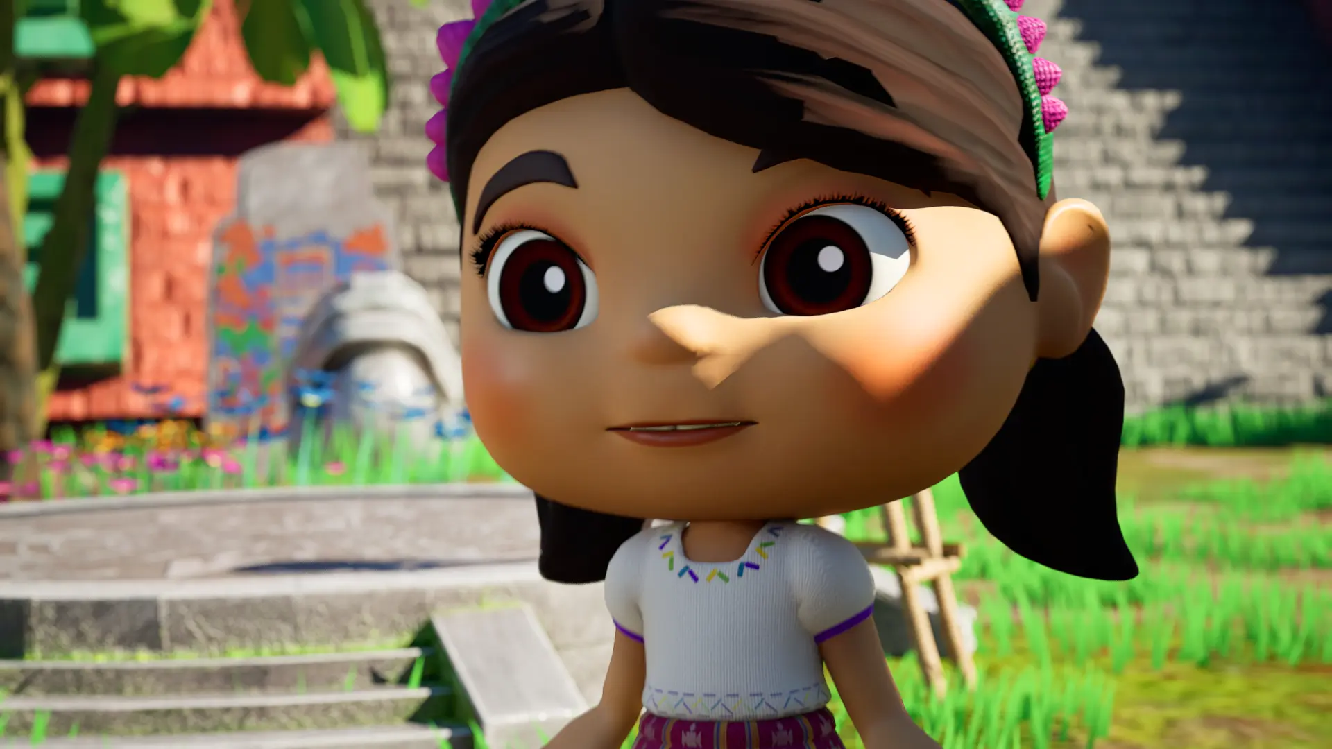 itza takalik abaj modelado 3d mayan maya olmecas cortometraje looking around